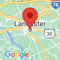 Map of Lancaster, PA US